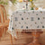 Bestickte Quaste Tischdecke