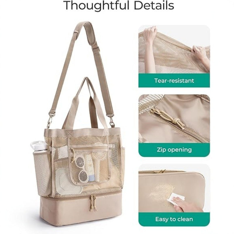Geräumige und Funktionale Kühltasche mit Abnehmbaren Fächern Brehn