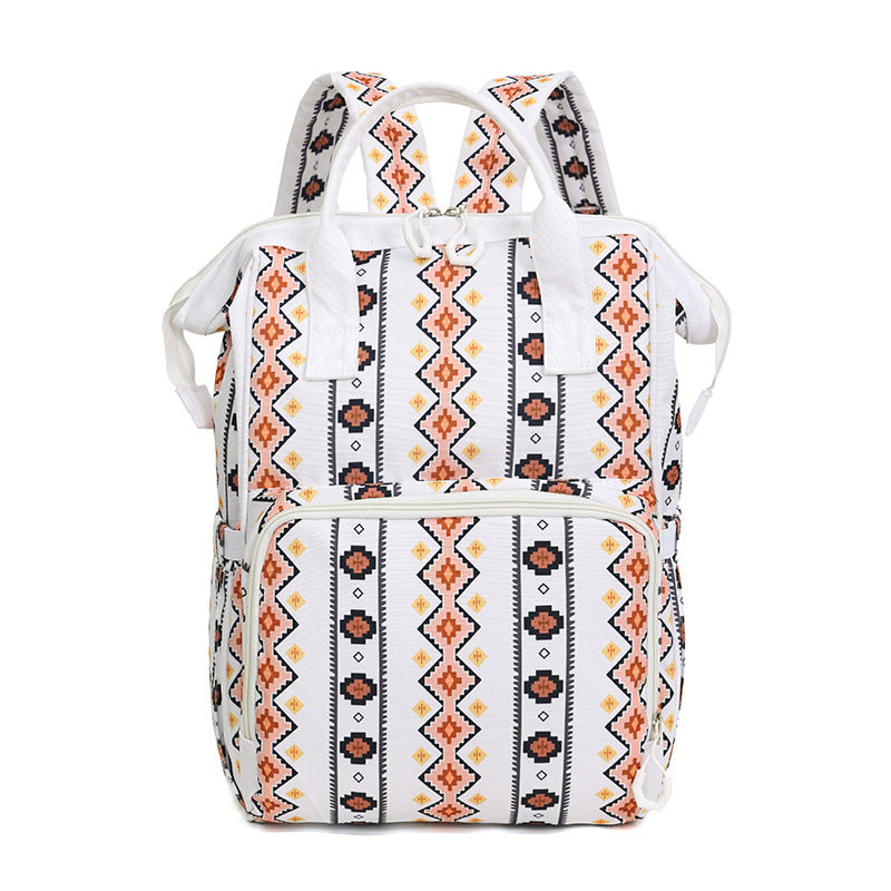 Geometrisch gemusterten Reise-Rucksack