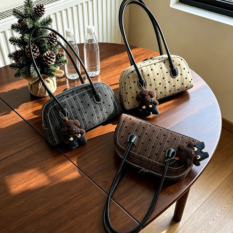 Trendige Kunstleder-Handtasche