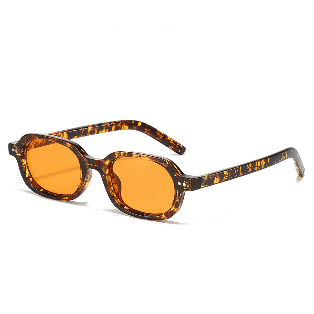 Stilvolle Vintage-inspirierte ovale Sonnenbrille Brehn