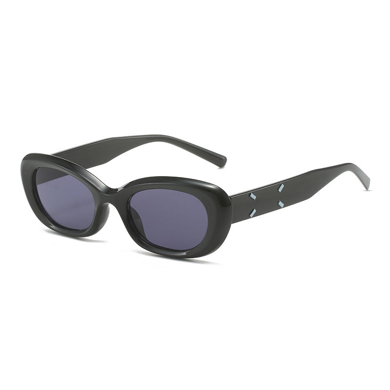 Modebewusste Übergroße Rechteckige Sonnenbrille Brehn