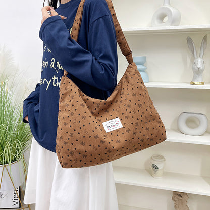 Baumwollmischung Legere Hobo Tasche