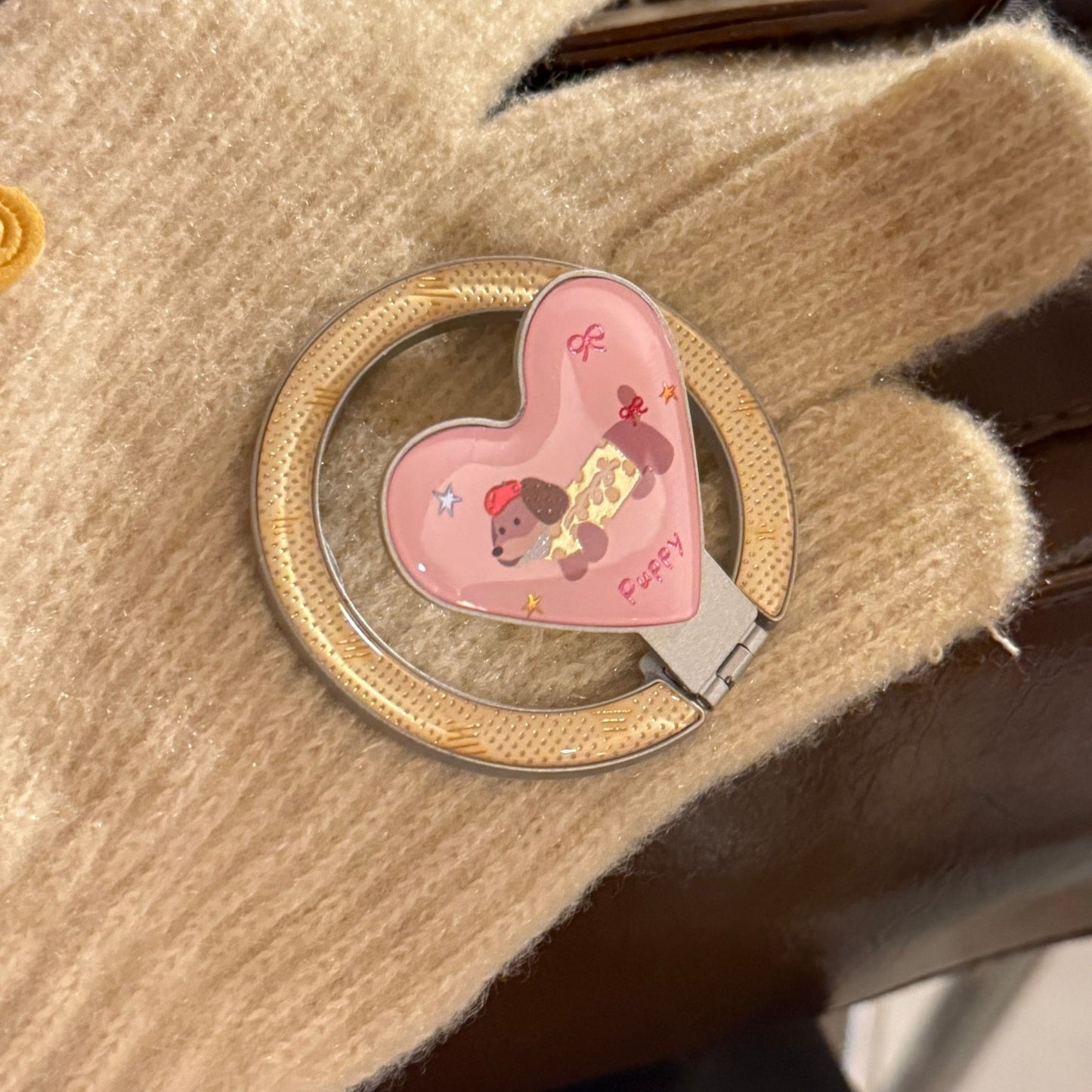 Herzförmiger Handspiegel Brehn