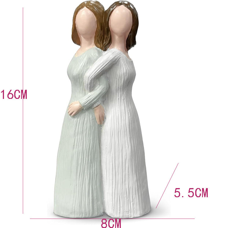 Künstlerische Freundschaftsfigur Brehn