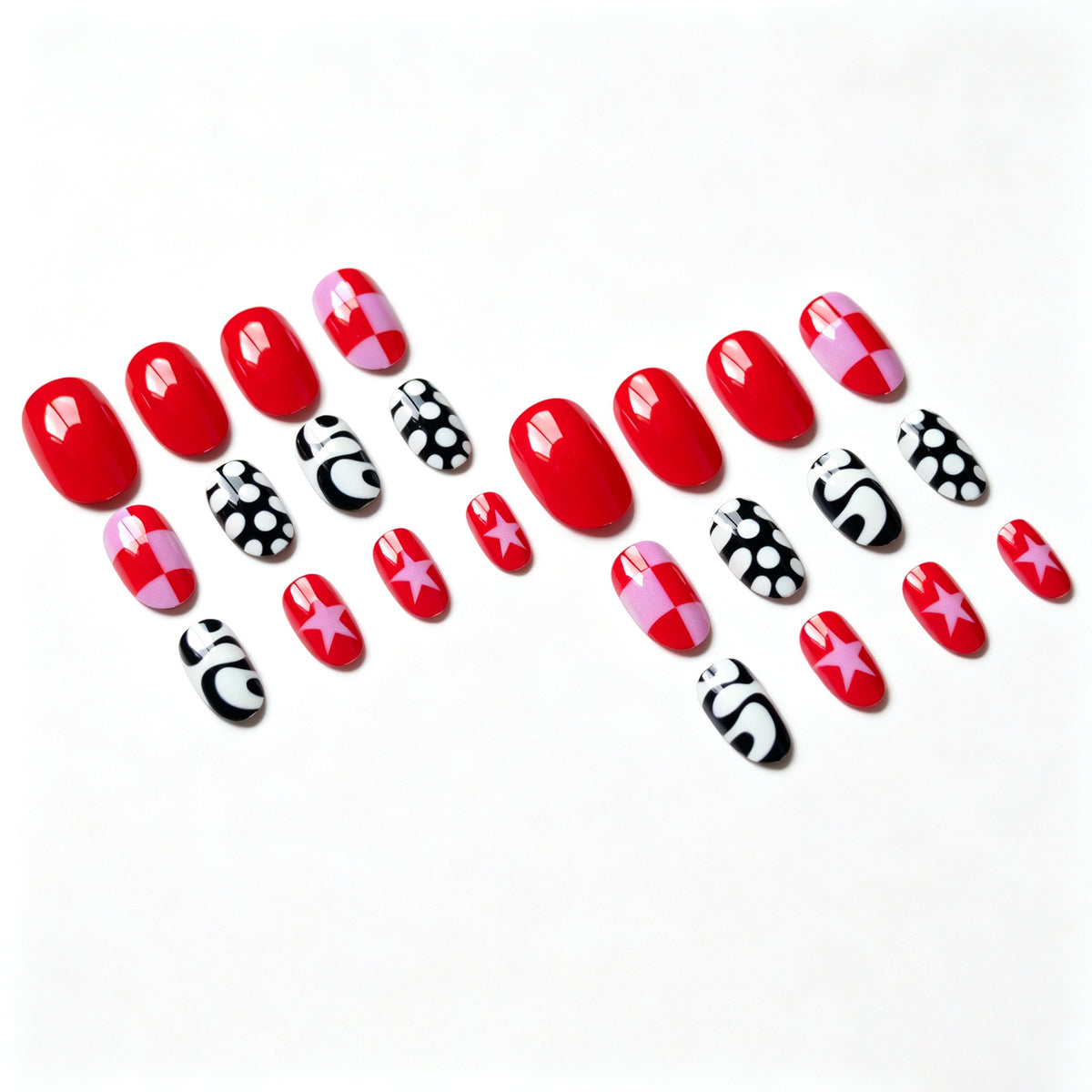 Künstlerisches Grafik-Nagelkunst-Set