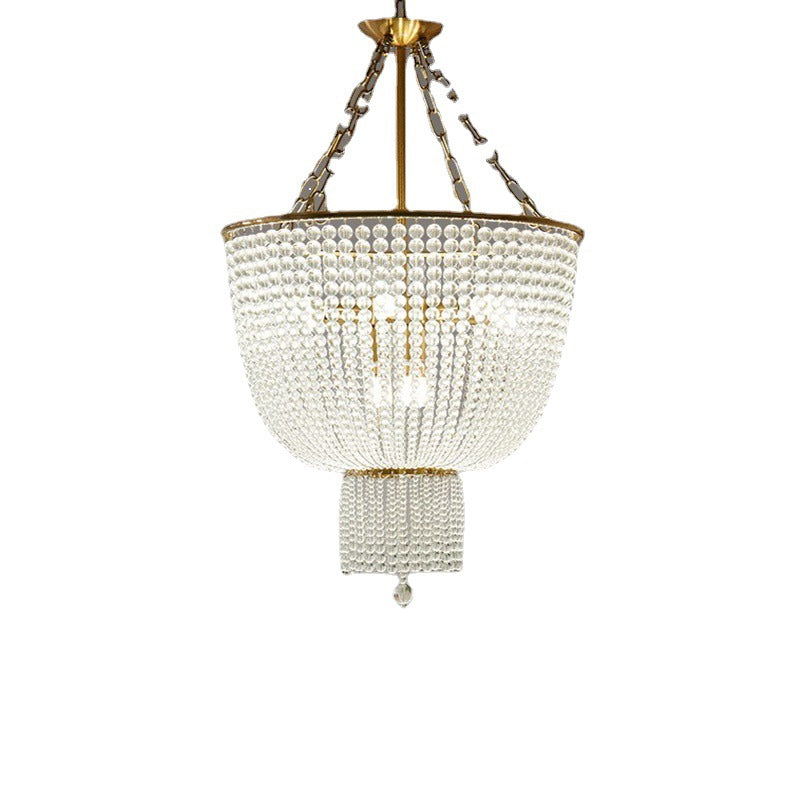 Kristallperlen-Deckenlampe
