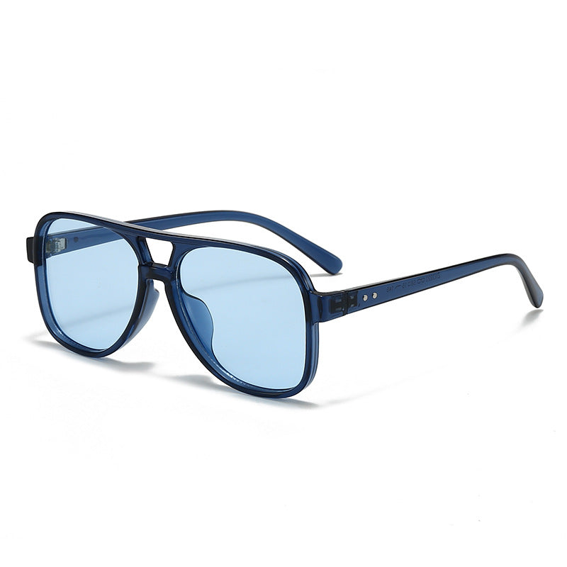 Herren Übergroße Transparente Quadratische Brille Brehn