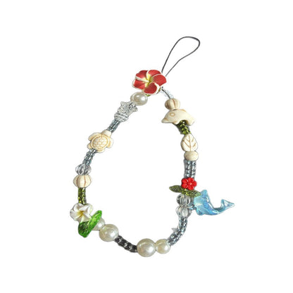 Handgemachter, von der Natur inspirierter, beaded Brillenhalter Brehn