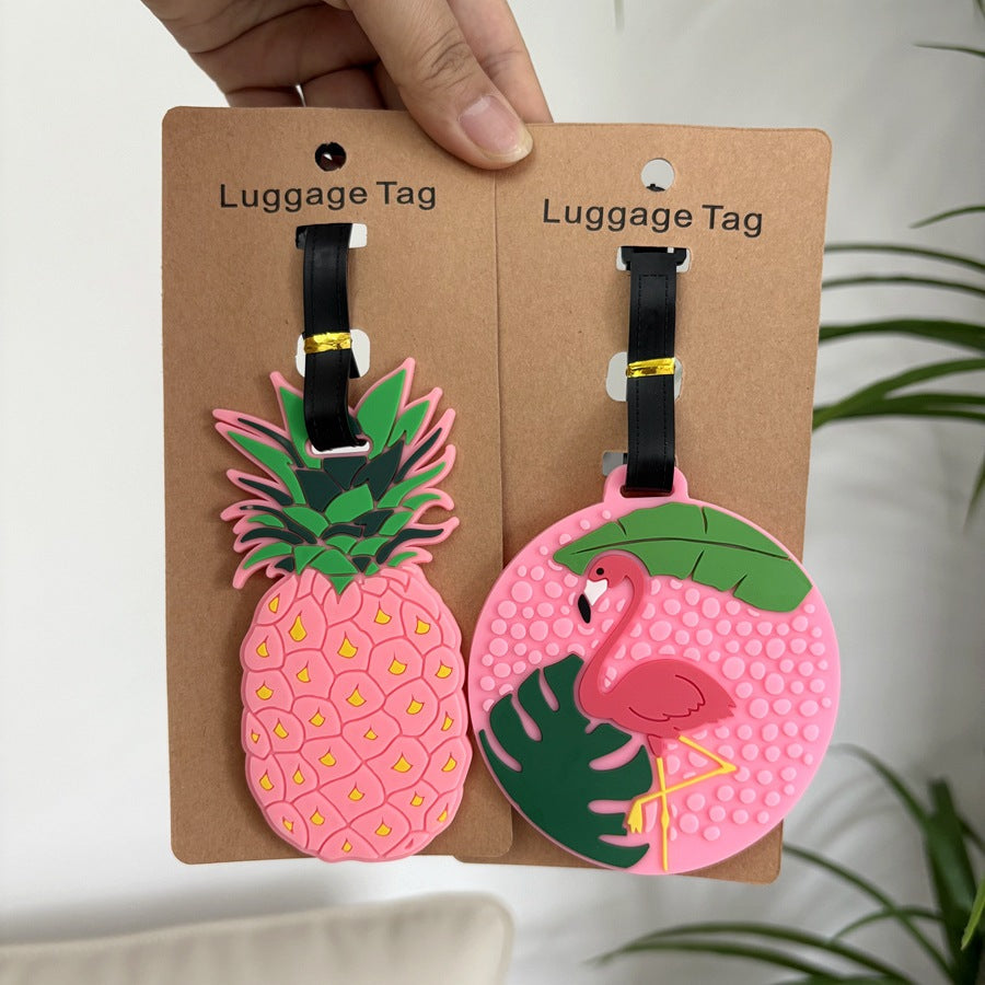 Ananas-Themen Silikon Gepäckanhänger Brehn