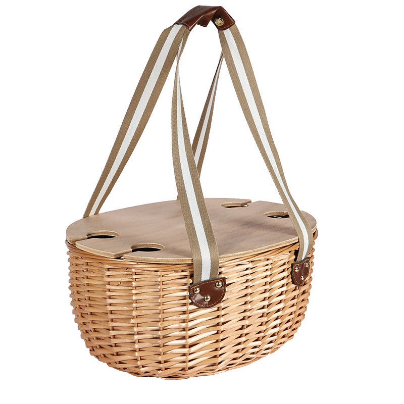 Damen Picknickkorb mit praktischem Klapptisch Brehn
