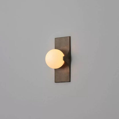 Moderne skulpturale Wandleuchte