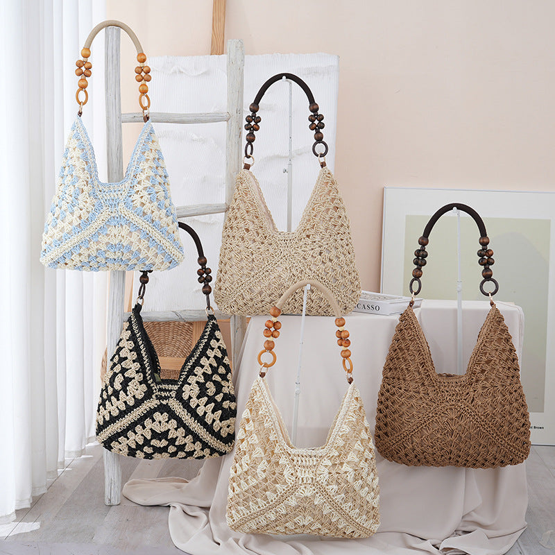 Handgefertigte Stricktafel-Tasche Brehn