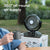 Portable Rechargeable Rotating Fan Brehn