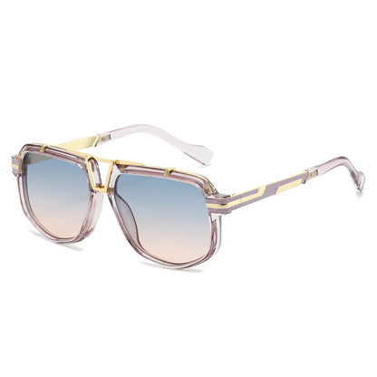 Chic Geometrische Quadratische Rahmen Sonnenbrille Brehn