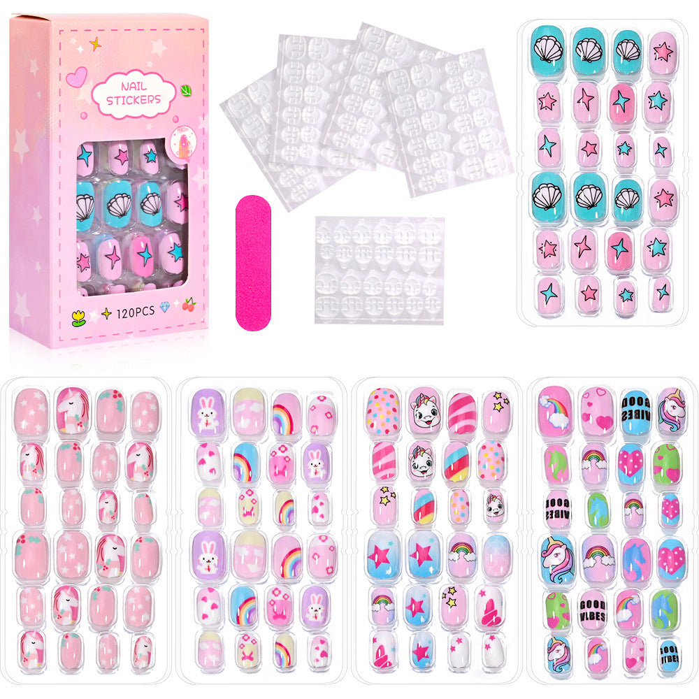 Kreatives Cartoon Nagelkunst Aufkleber Set Brehn