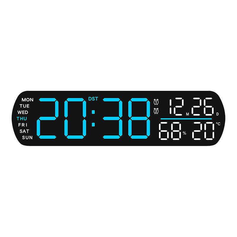 Digitaler Multifunktionswecker mit großem LED-Display Brehn