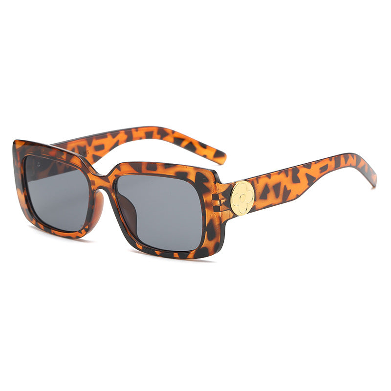 Damen Oversized Sonnenbrille mit luxuriösem transparenten Rahmen Brehn