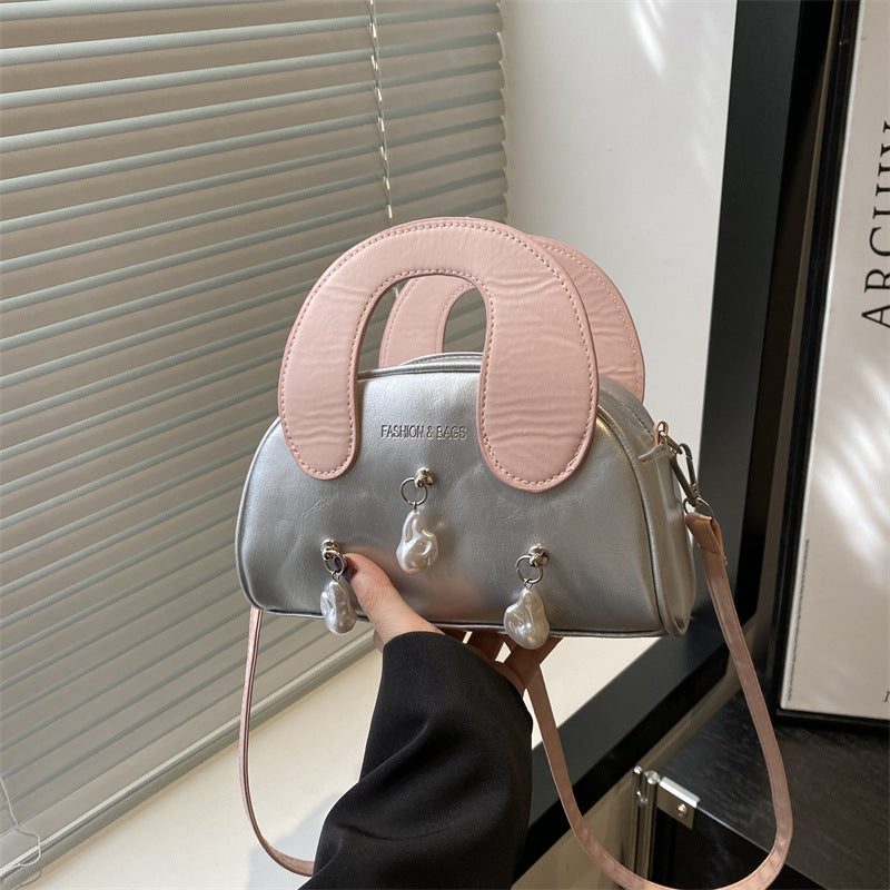 Elegante Perlenverzierte Handtasche