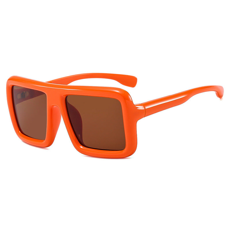 Damen modische Sonnenbrille im trendigen Oversized-Design Brehn