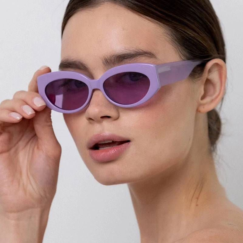 Damen Cat-Eye Sonnenbrille im stilvollen Kunststoffdesign Brehn