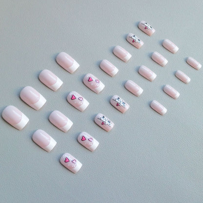 Süßes Katzen-Themen Nagelkunst Set