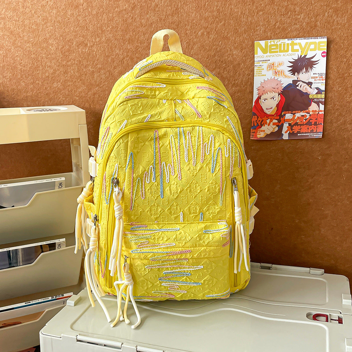 Trendiger gemusterter Rucksack