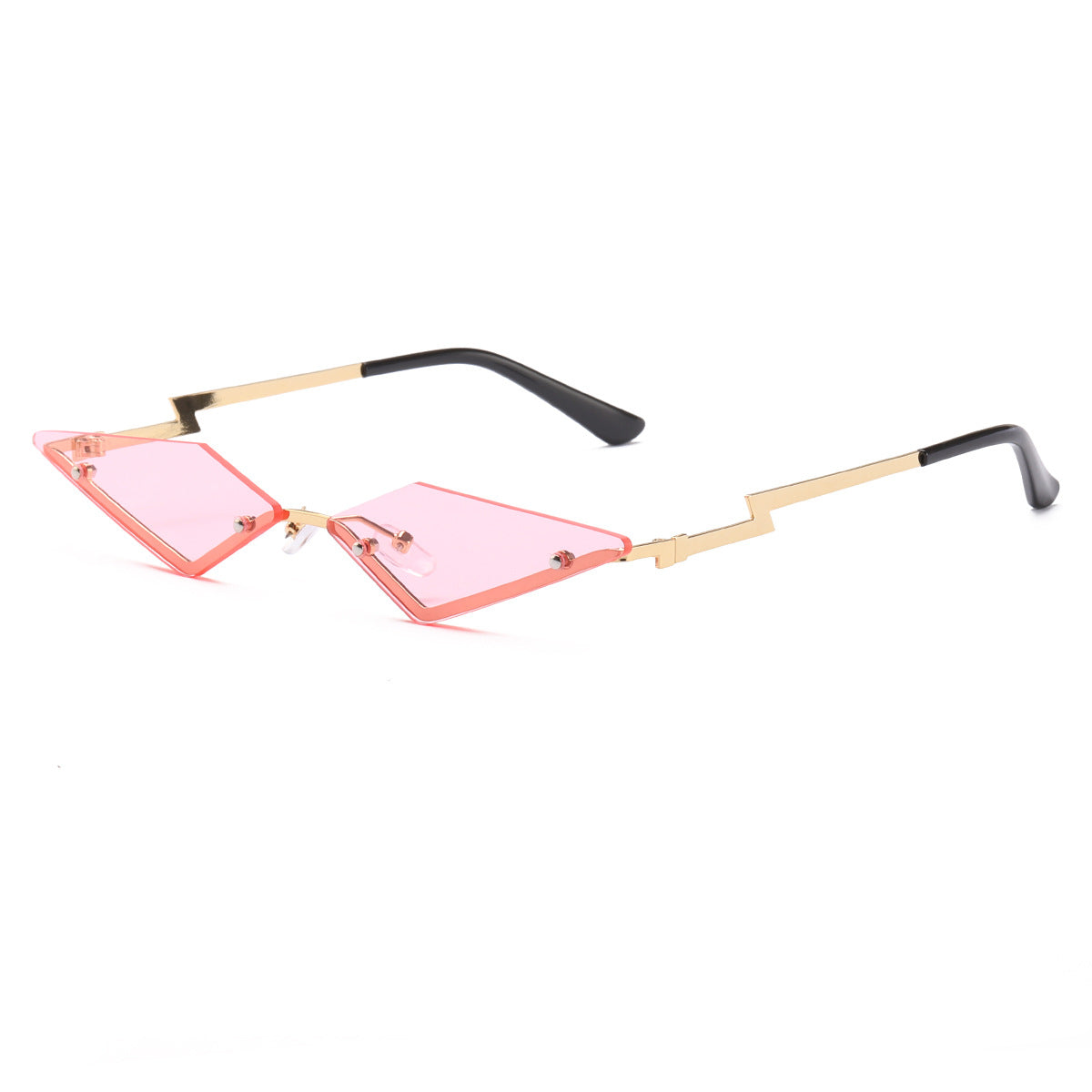 Damen Designer-Sonnenbrille mit futuristischem Rahmen Brehn
