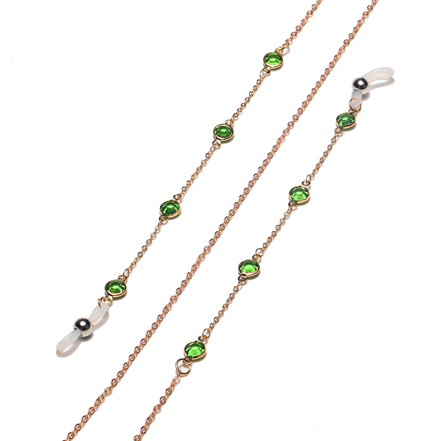 Elegante Edelstein Brillen Kette Brehn