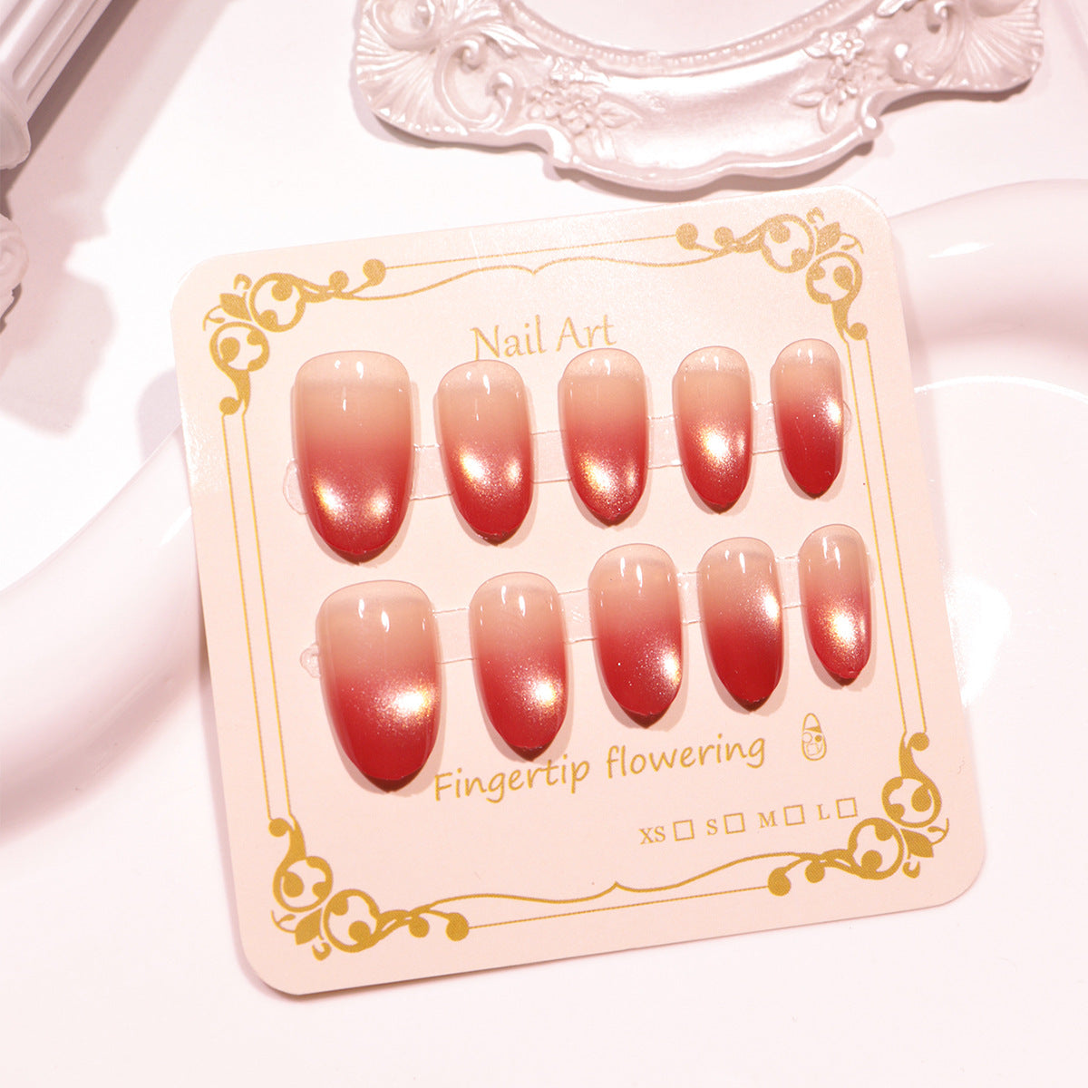 Ombre Gradient Press-On Nail Tips Brehn