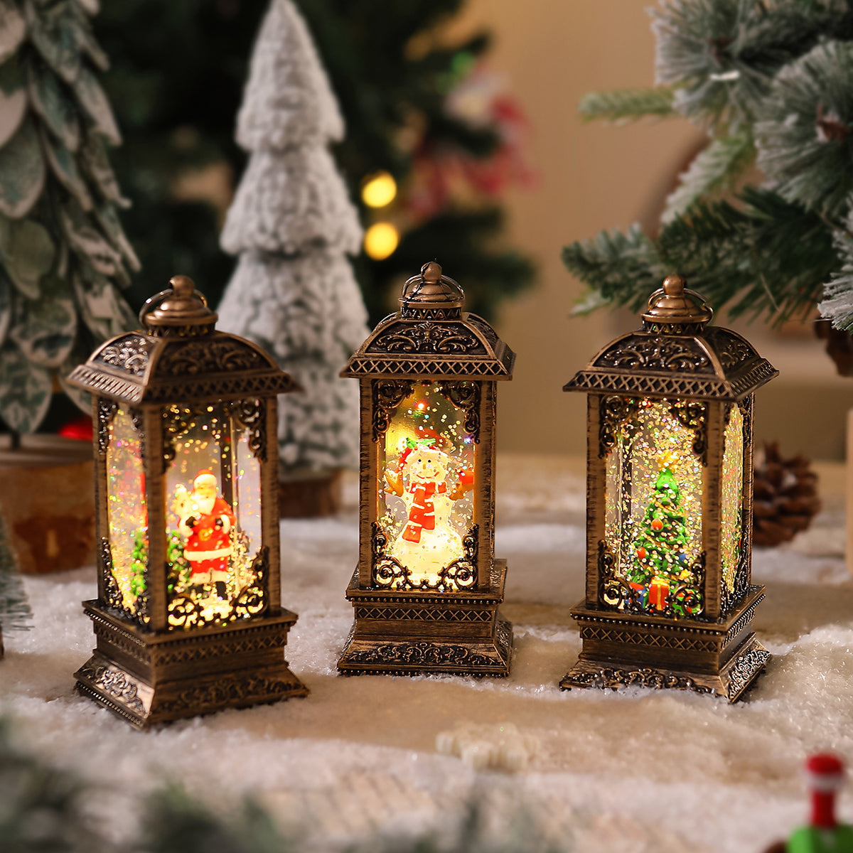 Vintage Weihnachtslaterne Brehn