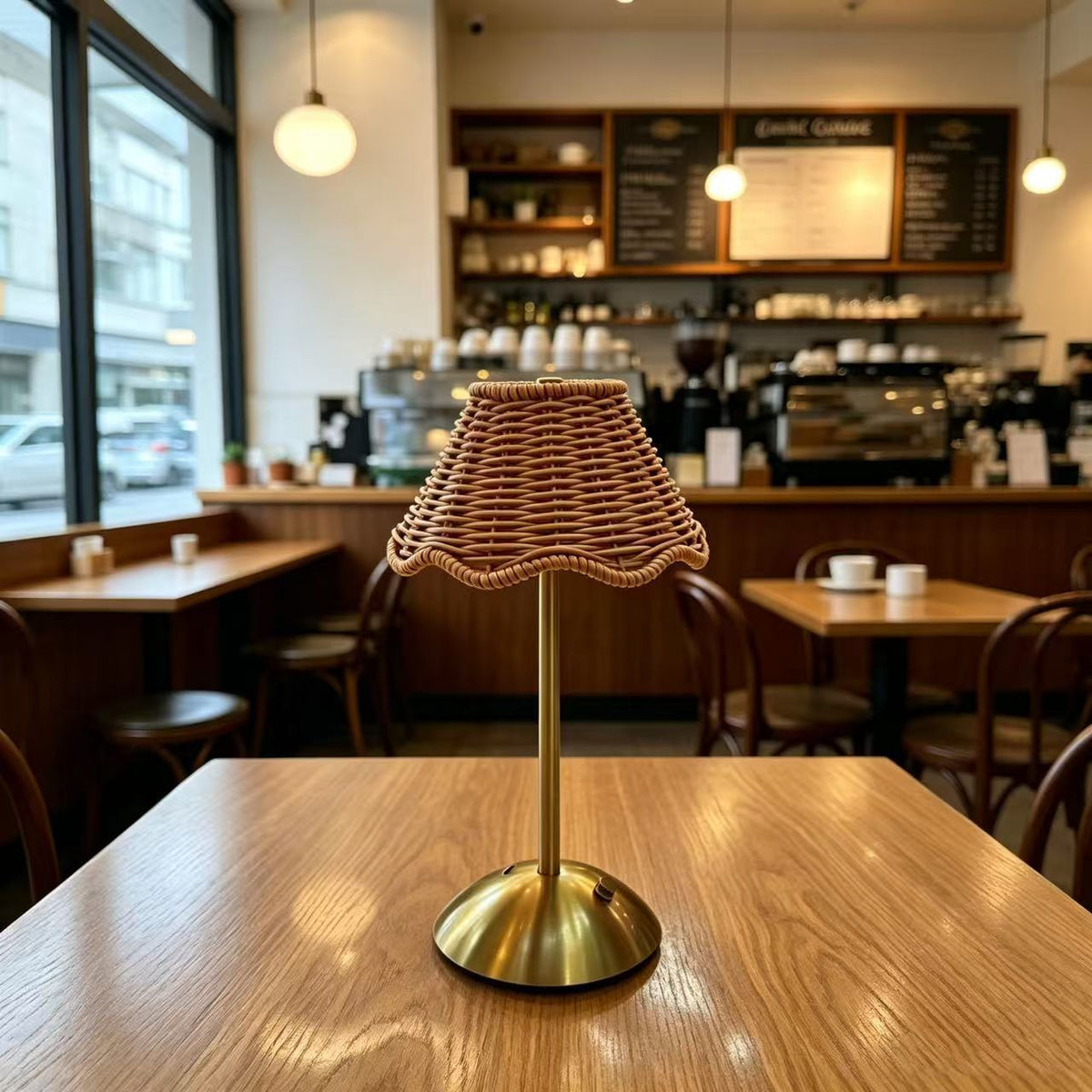 Dekorative Tischlampe