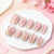 Floral Decorative Press-On Nail Set Brehn 1787543207
