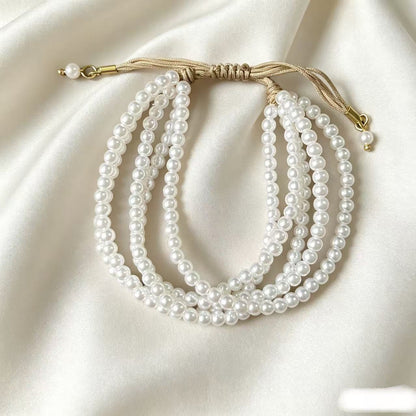 Mehrschichtige Perlenarmband Brehn