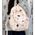 Rucksack mit Kreativem Karomuster und Verspielten Applikationen Brehn