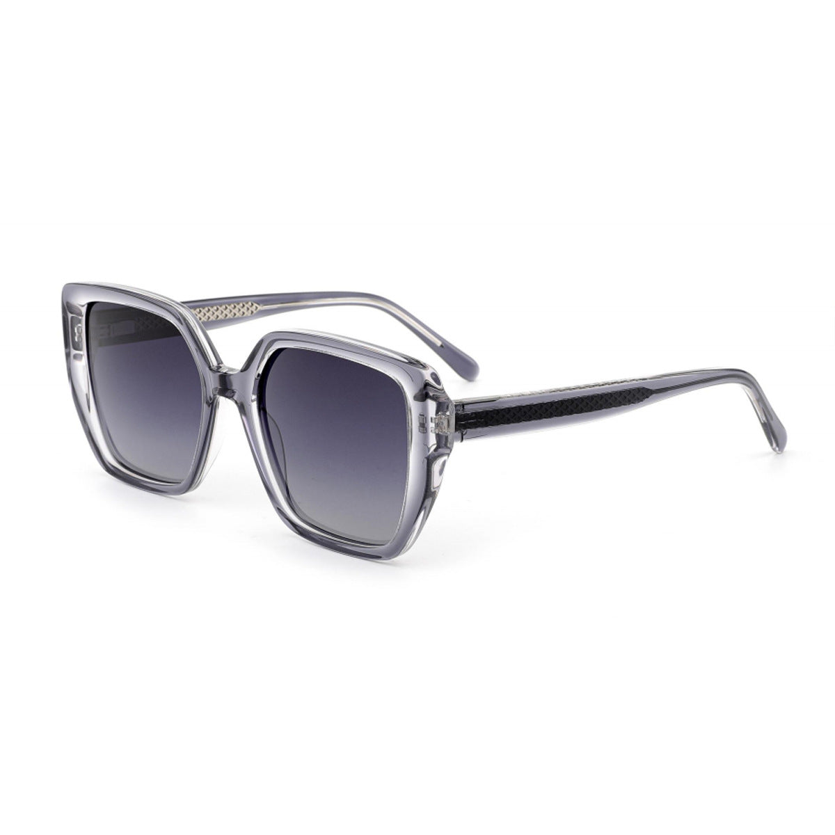 Damen Sonnenbrille mit modischem, facettenreichen Rahmen und UV-Schutz Brehn
