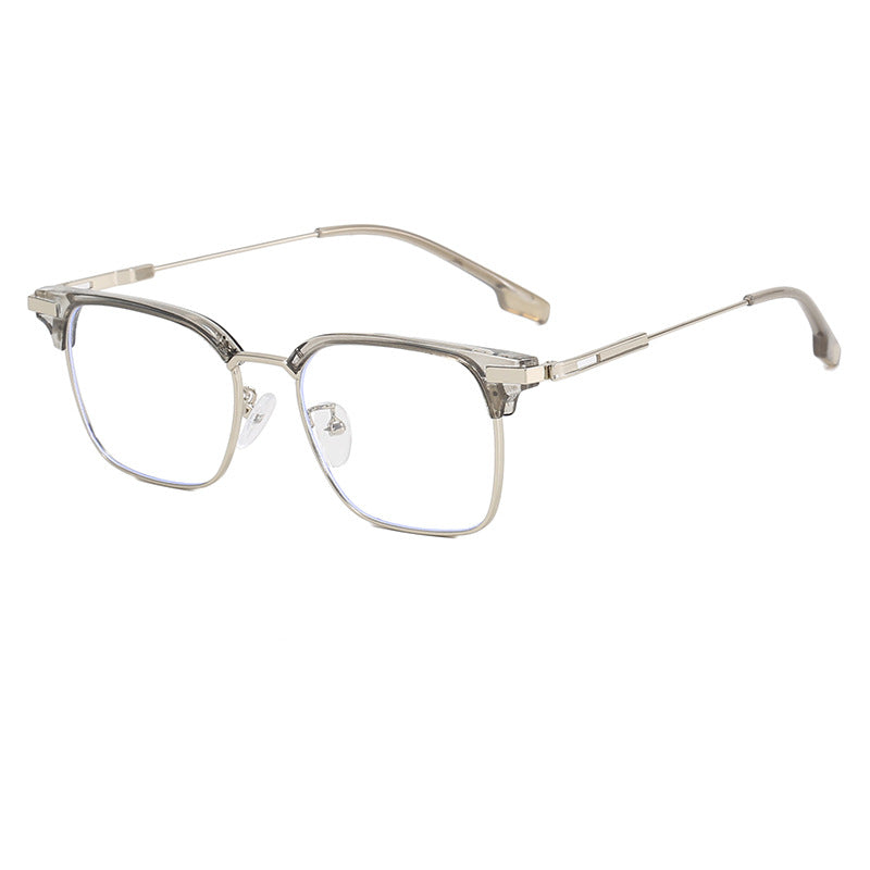 Damen quadratische Sonnenbrille mit leichtem Metallrahmen und breiten Bügeln Brehn