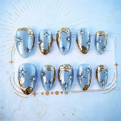Elegante Press-On-Nagelset Brehn