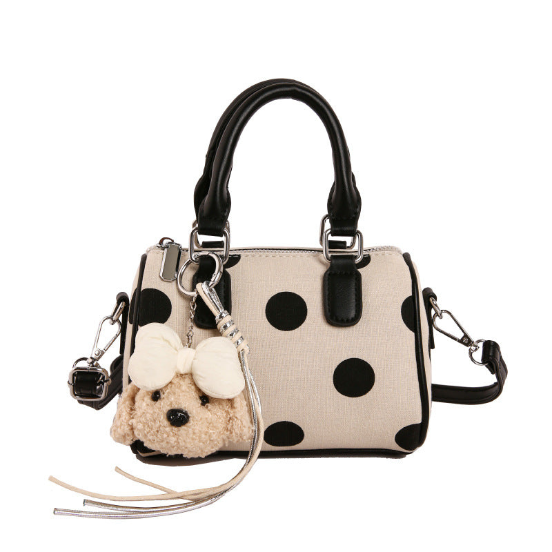 Verspielte Polka-Dot Mini-Handtasche Brehn