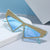 Damen futuristische Sonnenbrille mit glitzerndem Rahmen Brehn