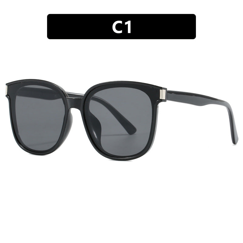Damen modische Sonnenbrille mit hochwertigem, transparentem Kunststoffrahmen Brehn