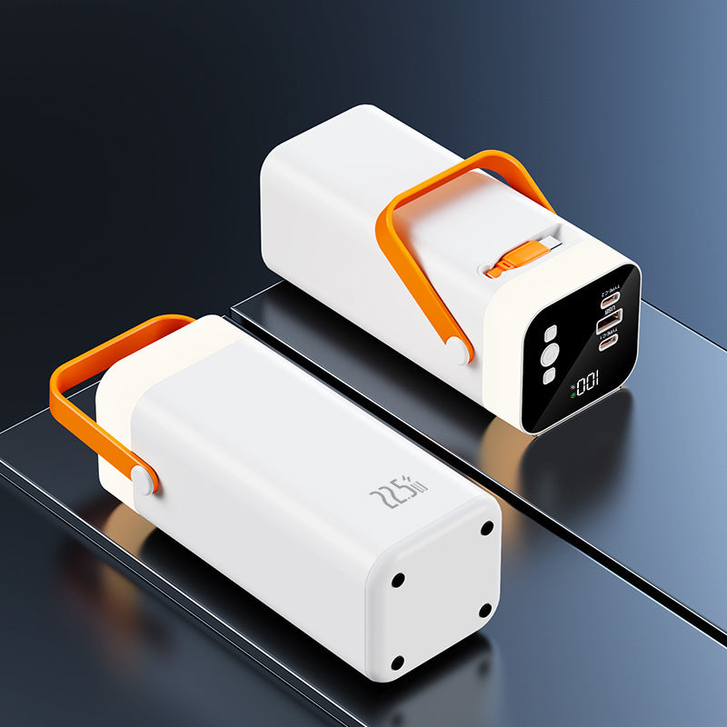 Tragbare Powerbank mit intelligentem Ladekonzept und digitaler Kapazitätsanzeige Brehn