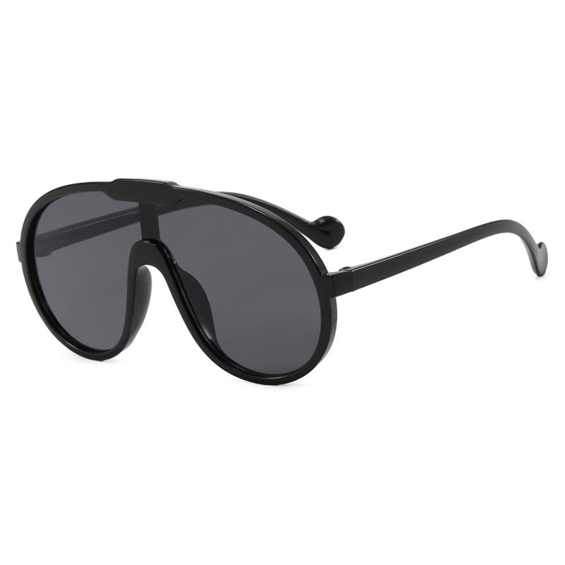Damen modische Sport-Sonnenbrille im einzigartigen Design mit UV-Schutz und flexiblen Bügeln Brehn