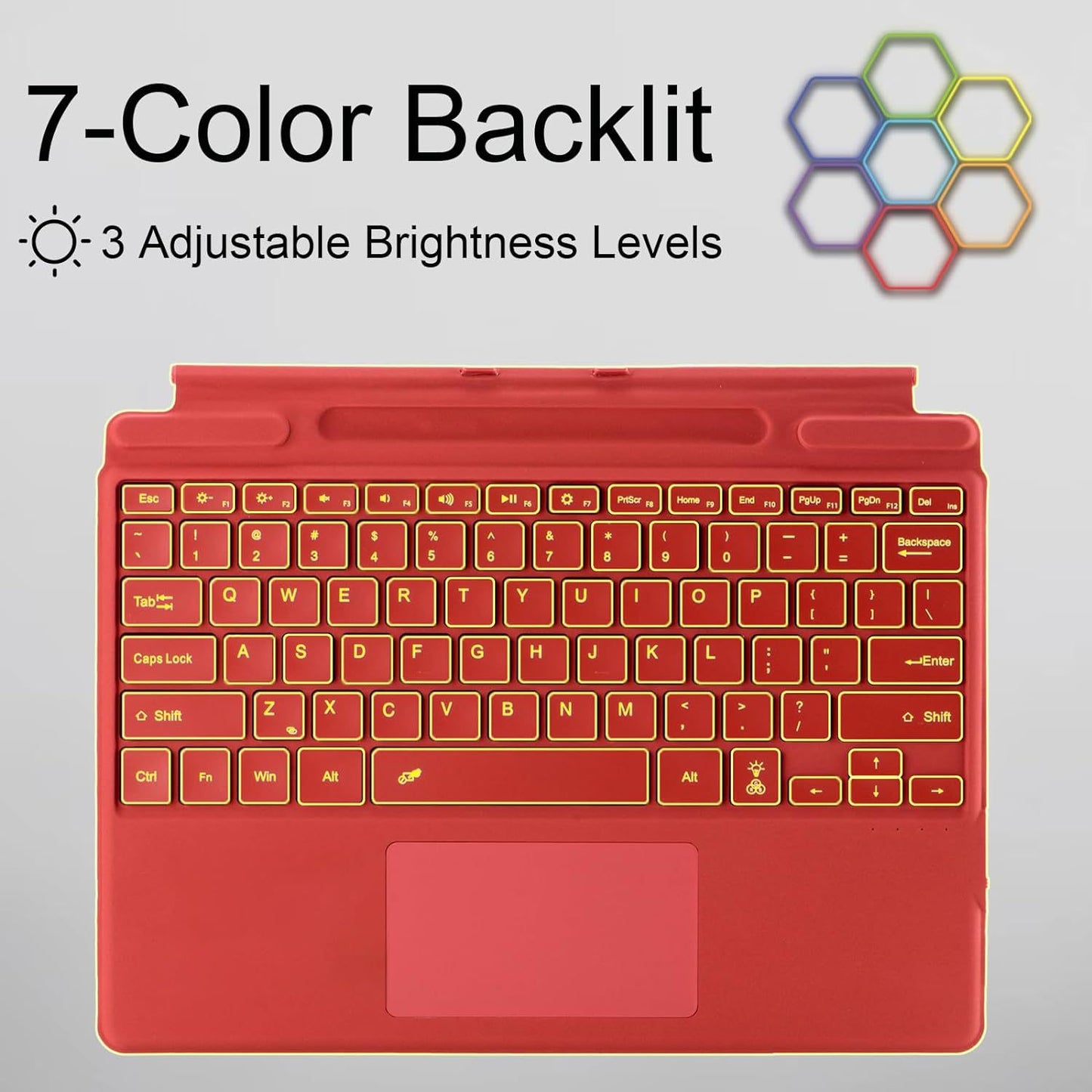 Premium Bluetooth-Tastatur mit integriertem Touchpad Brehn