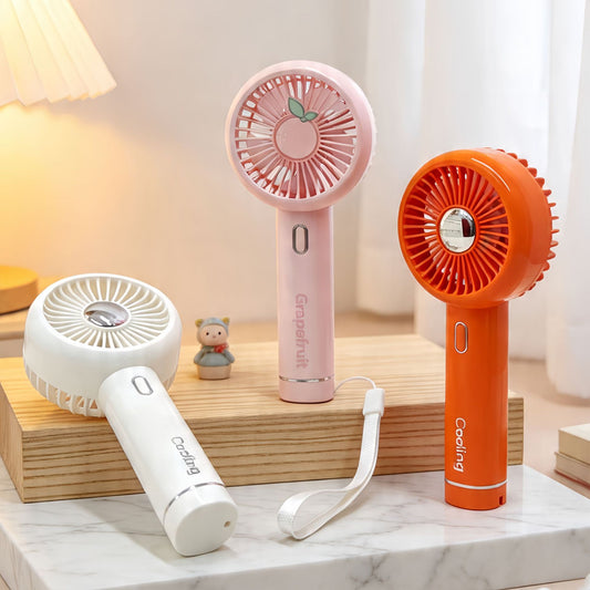 Damen tragbarer Handventilator mit leistungsstarker Akku-Funktion Brehn