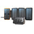 Tragbare Solar-Powerbank mit Wireless Charging und Led-Lampe Brehn
