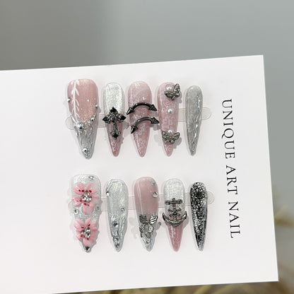 Dekoratives Press-On Nagelset