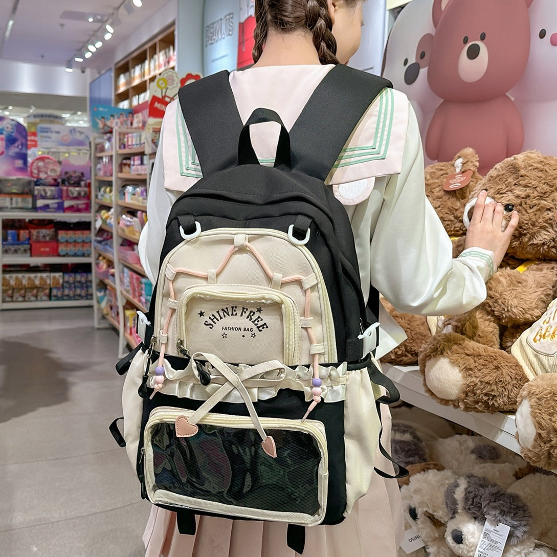 Stylische Multi-Compartment Mode Rucksack Brehn