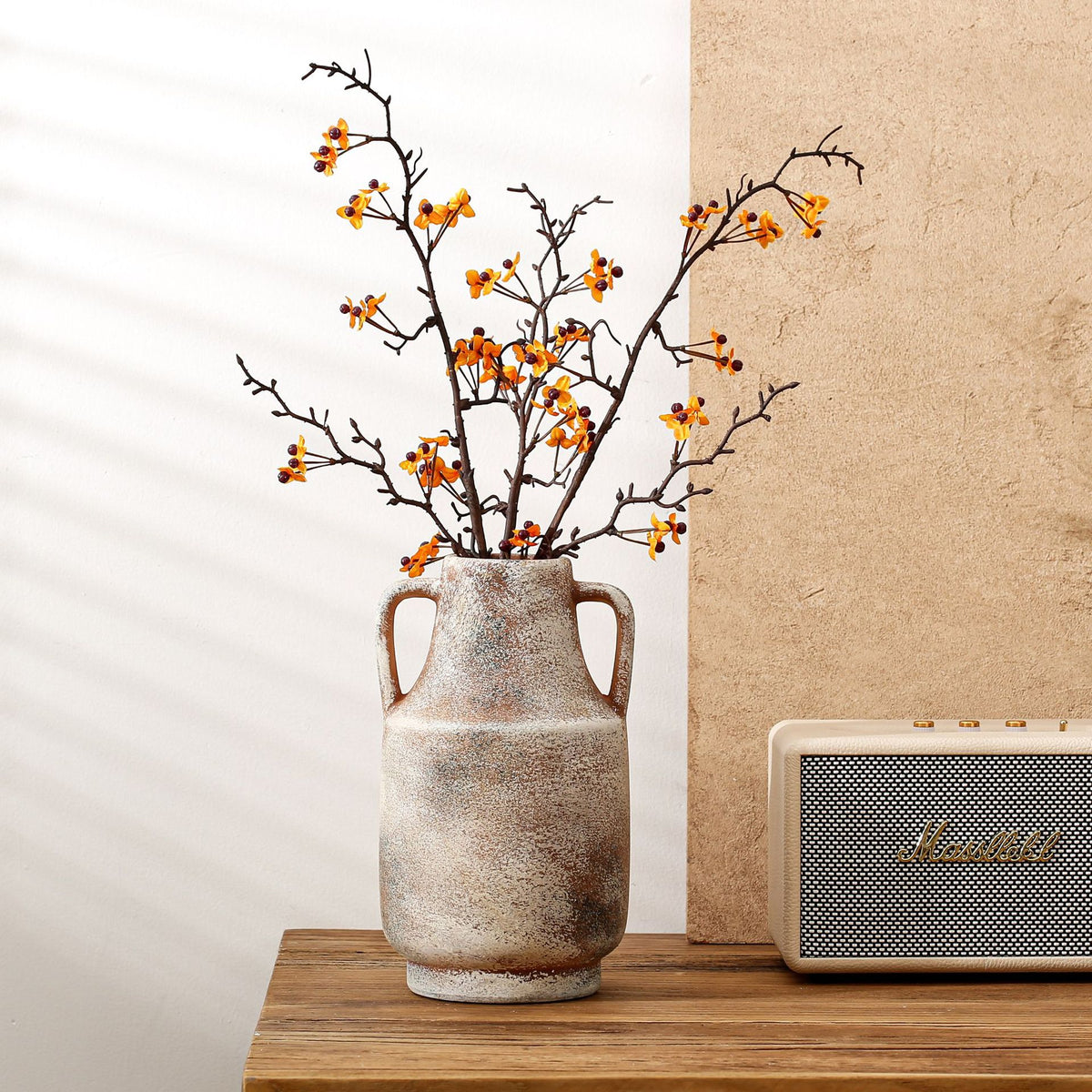Elegante Keramikblumenvase Brehn