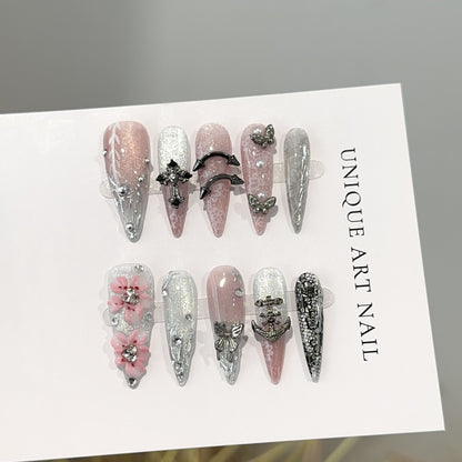 Dekoratives Press-On Nagelset